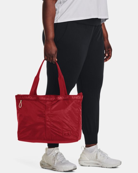 Women's UA Essentials Tote Bag, Red, pdpMainDesktop image number 4
